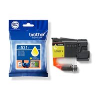 Brother LC521Y - Gul - original - pillow pack - bläckpatron