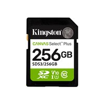 Kingston Canvas Select Plus - Flash-minneskort - 256 GB -