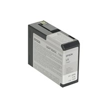 Epson T580 - 80 ml - gråsvart - original - bläckpatron -