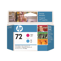 HP 72 - Cyan, magenta - skrivhuvud - för DesignJet T1100,