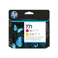 HP 771 - Gul, magenta - skrivhuvud - för DesignJet Z6200,