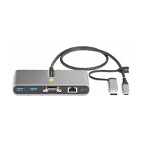 StarTech.com 2-Port USB-C/USB-A Hub with GbE and RS232