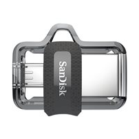SanDisk Ultra Dual M3.0 - USB flash-enhet - 256 GB - USB