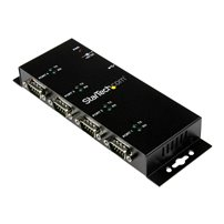 StarTech.com USB till DB9 RS232 seriell adapterhubb med 4