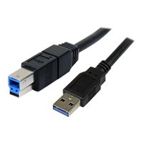 StarTech.com 3 m svart SuperSpeed USB 3.0-kabel A till B 