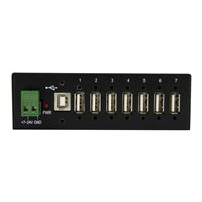 StarTech.com USB 2.0-hubb med 7 portar - Industriell