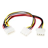StarTech.com LP4 till 2x LP4 ström Y-splitterkabel M/F -