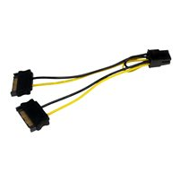 StarTech.com 6in SATA Power to 6 Pin PCI Express Video Card