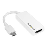 StarTech.com USB-C to HDMI Adapter - White - 4K 60Hz - High