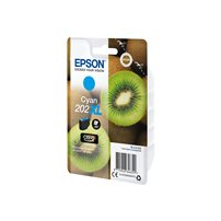 Epson 202XL - 8.5 ml - hög kapacitet - cyan - original -