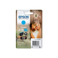 Epson 378XL - 9.3 ml - hög kapacitet - cyan - original -