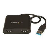 StarTech.com USB 3.0 to Dual HDMI Adapter, 1x 4K 30Hz & 1x