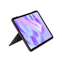 Logitech Combo Touch - Tangentbord och foliefodral - med