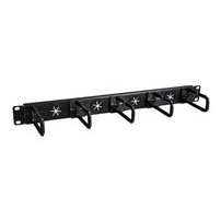 StarTech.com 1U 19" Cable Management Organizer, D Ring Hook