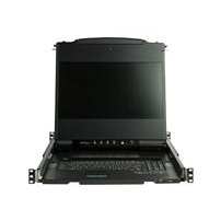 StarTech.com 17-tums HD-rackmonterad KVM-konsol - Dual Rail