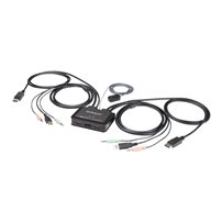 StarTech.com 2 Port USB 4K60Hz DisplayPort KVM-switch med