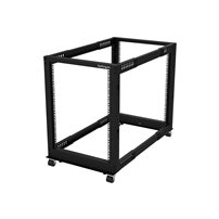 StarTech.com 15U 19-tums öppet serverrack - 4 stolpar