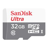 SanDisk Ultra - Flash-minneskort (adapter, microSDHC till