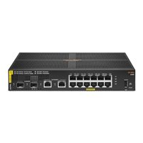 HPE Aruba 6100 12G Class4 PoE 2G/2SFP+ 139W Switch - Switch