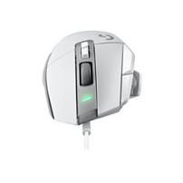 Logitech G G502 X - Mus - optisk - kabelansluten - USB - vit