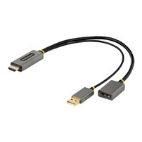 StarTech.com 1ft (30cm) HDMI to DisplayPort Adapter, Active