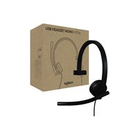 Logitech H570e - Headset - på örat - kabelansluten - USB-A