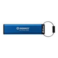 Kingston IronKey Keypad 200 - USB flash-enhet - krypterat -