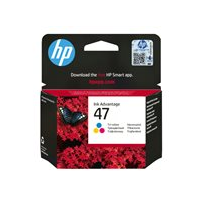 HP 47 - 14 ml - färg (cyan, magenta, gul) - original -