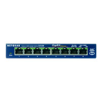 NETGEAR GS108 - Switch - 8 x 10/100/1000 - skrivbordsmodell
