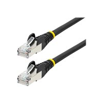 StarTech.com 1m CAT6a Ethernet Cable - Black - Low Smoke