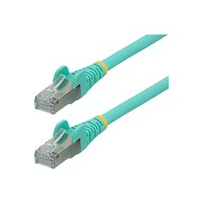 StarTech.com 2m CAT6a Ethernet Cable - Aqua - Low Smoke