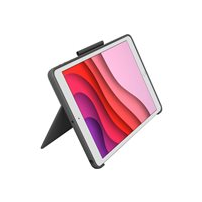 Logitech Combo Touch - Tangentbord och foliefodral - med