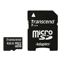 Transcend Premium - Flash-minneskort (adapter, microSDHC