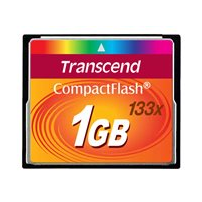 Transcend - Flash-minneskort - 1 GB - 133x - CompactFlash