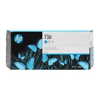 HP 738 - 300 ml - cyan - original - DesignJet - bläckpatron