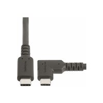 StarTech.com 1.6ft (50cm) Rugged Right Angle USB-C Cable,