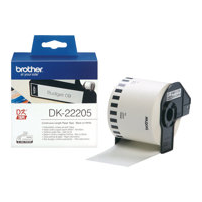 Brother DK-22205 - Svart på vitt - Rulle (6,2 cm x 30,5 m)