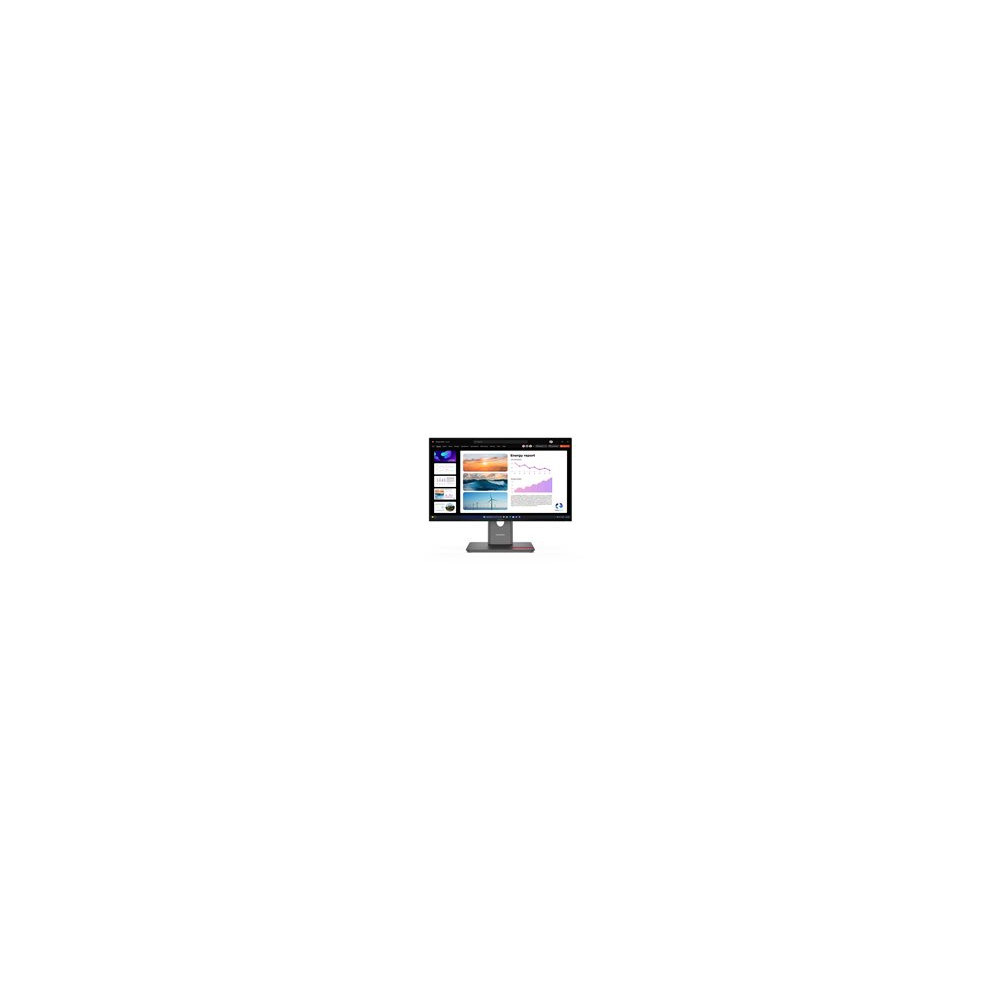 Lenovo ThinkVision P24Q-40 - LED-skärm - 24" (23.8" visbar) - 2560 x 1440 QHD @ 120 Hz - IPS - 300 cd/m² - 1500:1 - HDR10 - 4 ms