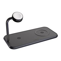 ZENS Dual+Watch Aluminium Wireless Charger - Trådlös