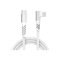 GRATEQ PRO USB-C-90 USB-C 240W CABLE 1M WHITE