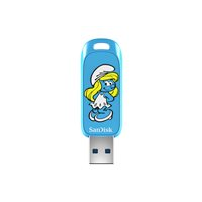 SanDisk Smurfs - Smurfette Edition USB flash-enhet - 256 GB