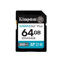 Kingston Canvas Go! Plus - Flash-minneskort - 64 GB - Video